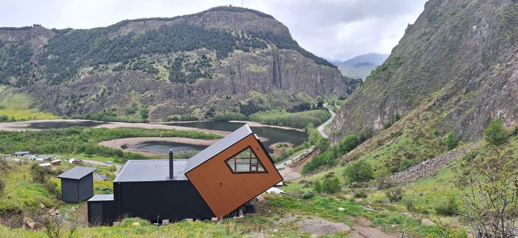 Vivienda de diseño ejecutada en la zona sur de Chile